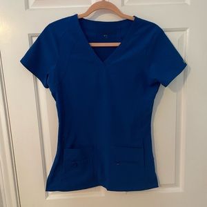Women’s Activate Scrub Top XS Royal Blue